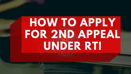 how to file second appeal under rti?