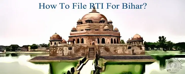 how to file rti for bihar?
