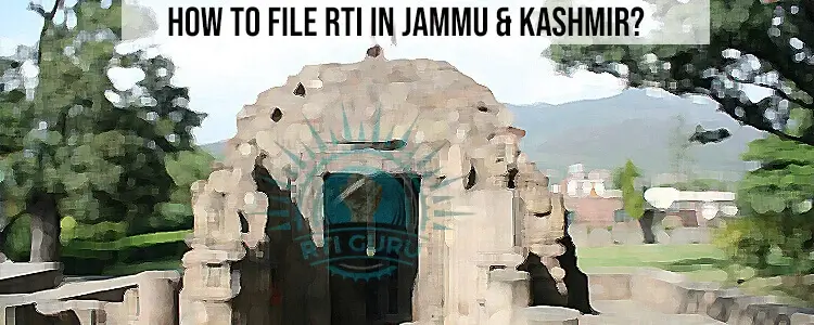 Online RTI Jammu & Kashmir, Apply RTI Jammu & Kashmir