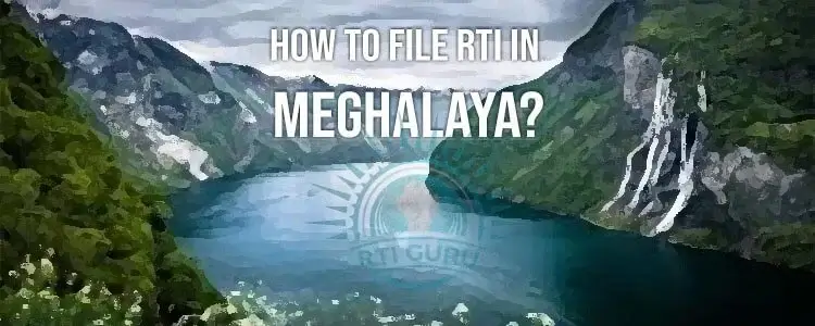 File RTI Online Meghalaya, RTI Online Application Meghalaya