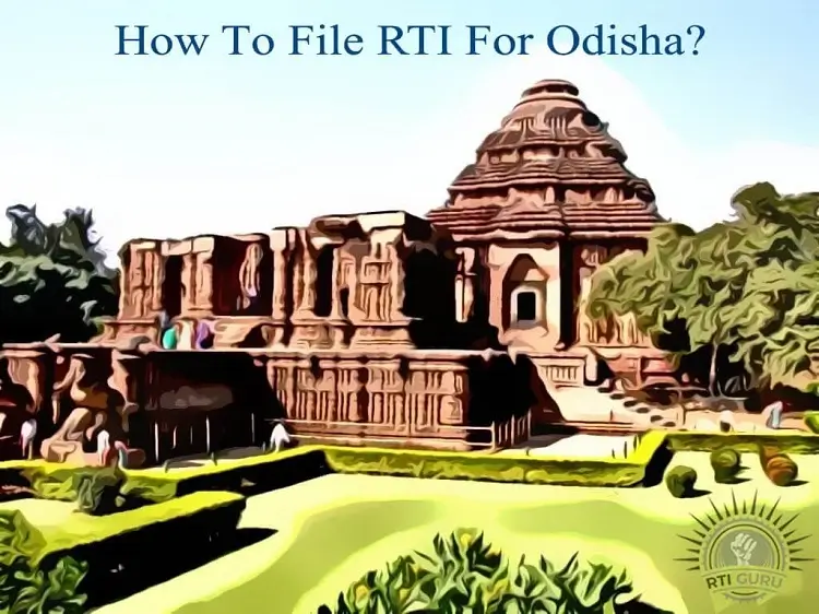 File RTI Online Odisha, Online RTI Odisha