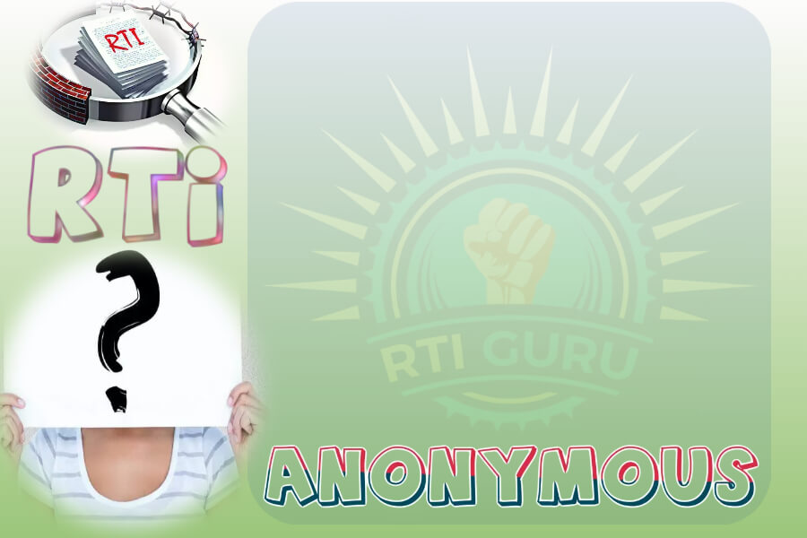 Anonymous RTI